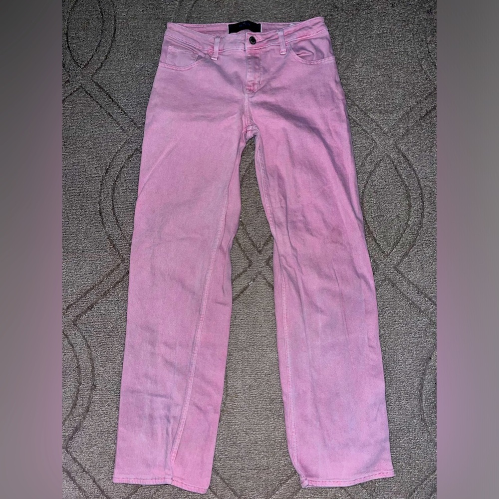 pink hollister jeans